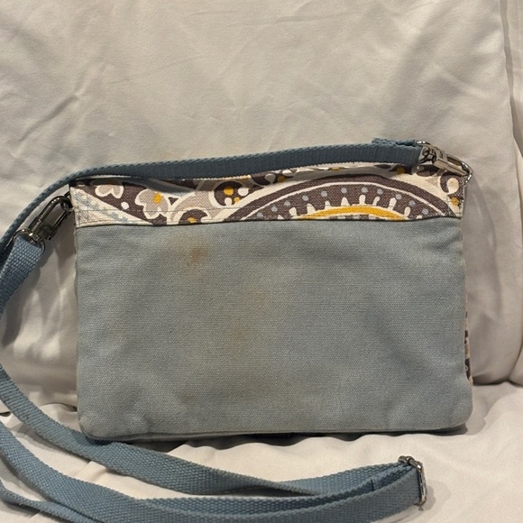 Thirty-One Crossbody Bag – Blue & Yellow Pattern - Picture 3 of 11